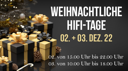<b>Weihnachtliche HiFi-Tage</b> am 02./03.12.